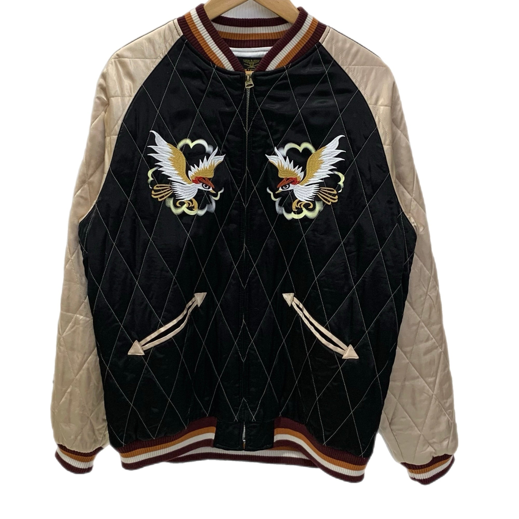 ヒューストン HOUSTON QUILTING RAYON SOUVENIR JACKET キルティング