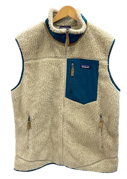 パタゴニア PATAGONIA Classic RetroX VEST クラシックレトロXベスト ボアベスト フリースベスト XL ベスト ベージュ LLサイズ 101MT-2717