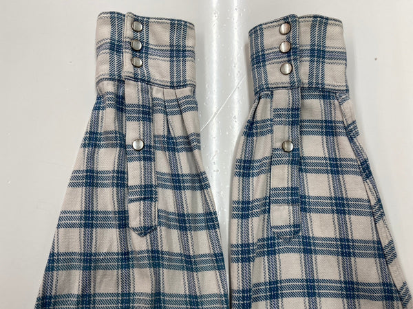 ダブルアールエル RRL 90s 90年代 三ツ星タグ ヘビーネル ネルシャツ ウエスタンシャツ 白 青 長袖シャツ チェック ホワイト Mサイズ 104MT-2015