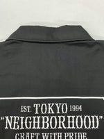 ネイバーフッド NEIGHBORHOOD 21AW DRIZZLER/EC JACKET ドリズラー ジャケット ワーク スイングトップ 灰 212TSNH-JKM02 ジャケット ロゴ グレー Lサイズ 104MT-930