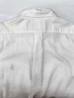 ラルフローレン RalphLauren POLO BUTTONDOWN SHIRT ボタンダウン シャツ CUSTOM FIT 刺繍 長袖 白 長袖シャツ ワンポイント ホワイト Mサイズ 104MT-2085