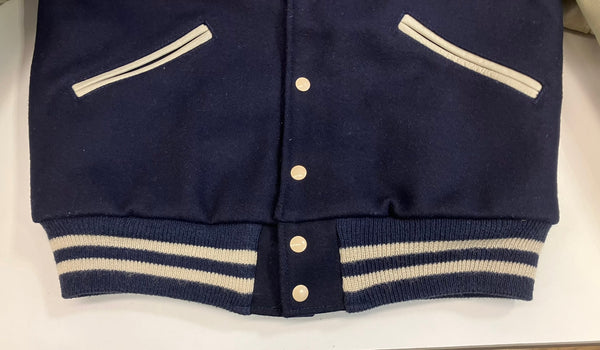 バトウィン BUTWIN 60~70年代 60's 70's スタジャン 袖レザー アワードジャケット バーシティジャケット VINTAGE ヴィンテージ MADE IN USA アメリカ製 40 ジャケット ネイビー 101MT-5231