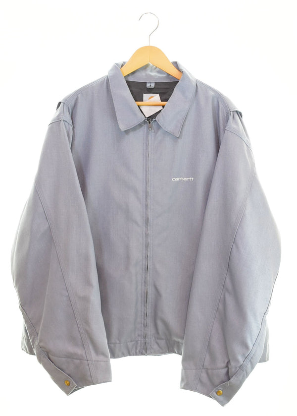 カーハート Carhartt 90s 90's ワークジャケット スウィングトップ 裏地キルティング 刺繍ロゴ  ジャケット ブルー 103MT-2258