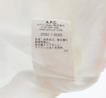 アーペーセー A.P.C. 刺繍 ロゴ Tシャツ embroidery logo tee A.P.C. RUE MADAME PARIS 4114323 Tシャツ ホワイト Lサイズ 103MT-3100