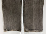 リーバイス Levi's 90s 90年代 501 先染め ブラック ジーンズ ジーパン USA製 ボタン裏653 無地 デニム ブラック W29 L34 104MB-295
