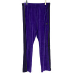 ニードルス Needles 23AW ベロア ナロートラックパンツ Narrow Track Pant NS253 ジャージ パープル Lサイズ 201MB-1132