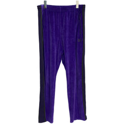 ニードルス Needles 23AW ベロア ナロートラックパンツ Narrow Track Pant NS253 ジャージ パープル Lサイズ 201MB-1132