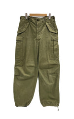 ミリタリー Military 50s 50's US ARMY 米軍実物 M-51 M51 トラウザーズパンツ カーゴパンツ アメリカ軍 ヴィンテージ カーゴパンツ カーキ 101MB-765