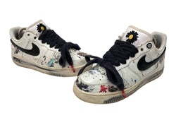 ナイキ NIKE 20年製 × PEACEMINUSONE ピースマイナスワン AIR FORCE 1 PARA-NOISE エア フォース パラノイズ AF1 シューズ 白 DD3223-100 メンズ靴 スニーカー ホワイト 25.5cm 104S-996