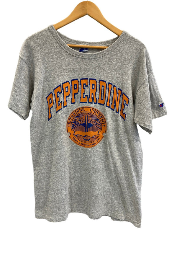 チャンピオン Champion 90s 90's 霜降りグレー 8812 アーチ 2段 プリントTシャツ MADE IN USA アメリカ製 vintage ヴィンテージ US古着 Tシャツ グレー Lサイズ 101MT-3726