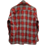 【曜日割引対象外】 ヴィンテージ vintage 60's シアーズ Sears プリントネル 長袖シャツ レッド Mサイズ 201MT-3860 VB