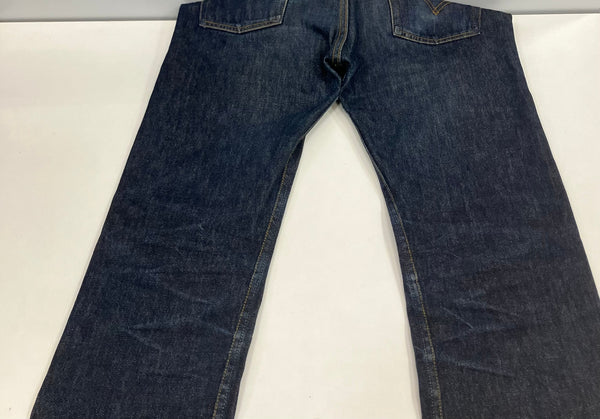 リーバイス Levi's 90's 90年代 501XX ボタン裏553 アメリカ製 MADE IN USA リジット 濃紺 VINTAGE ヴィンテージ デニム ブルー W30L36 101MB-733