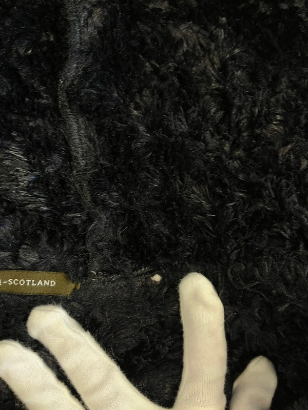 マッキントッシュ MACKINTOSH 裏ボア 中綿コート キルティング ジャケット フード付き コート ブラック サイズ36 101LT-151