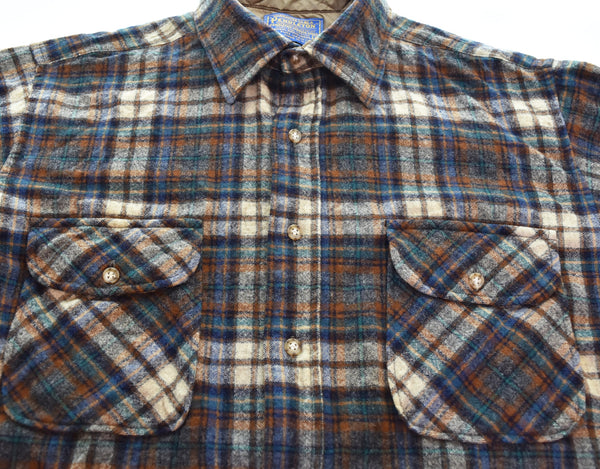 ペンドルトン PENDLETON  Board Shirt ボード シャツ ウール チェック シャツ  長袖シャツ マルチカラー Lサイズ 103MT-3173