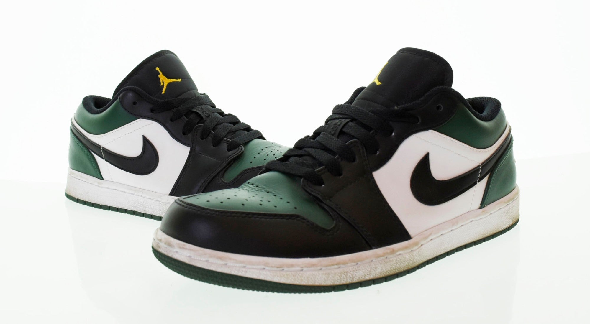 ナイキ NIKE Air Jordan 1 Low Green Toe エアジョーダン1 ロー グリーントゥ 553558-371 メンズ靴  スニーカー グリーン 25.5cm 103S-376 | 古着通販のドンドンサガール