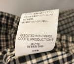 クーティー COOTIE PRODUCTIONS 23AW Check Weather Cloth O/C Jacket（Black）チェック オープンカラー ドローコード  CTE-23S210 ジャケット グレー Sサイズ 101MT-3132