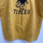 【曜日割引対象外】 ヴィンテージ vintage ARTEX 60's 70's フロッキープリント 半袖スウェット スウェット イエロー Lサイズ 201MT-4789 VB