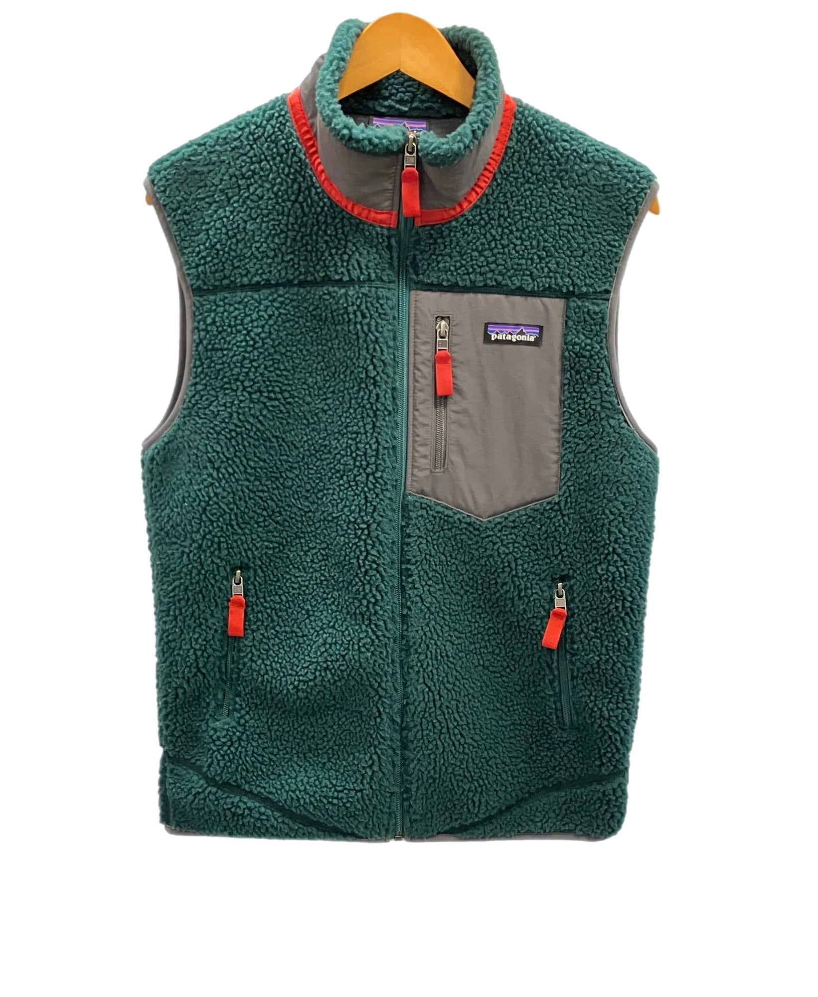 パタゴニア PATAGONIA CLASSIC RETRO-X FLEECE VEST クラシック レトロX フリースベスト 23048FA19 ベスト  グリーン Sサイズ 101MT-3249 | 古着通販のドンドンサガール