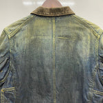 【曜日割引対象外】 キャピタル KAPITAL Kountry BORO Hunting Jacket Field Gun Club Jacket ハンティング カバーオール デニム ジャケット ブルー Mサイズ 201MT-4320 VB