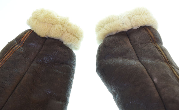 アビレックス AVIREX アヴィレックス B-6 リアル ムートン フライト B6 本革　SCOVILL ZIP ボア 40 ジャケット ブラウン 103MT-2951