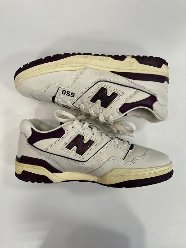 ニューバランス new balance 550×Aimé Leon Dore エメレオンドレ 白 紫 BB550AR1 メンズ靴 スニーカー ホワイト 28.5cm 101sh-2181