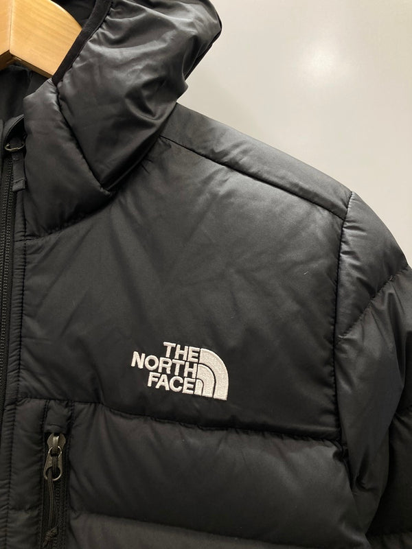 ノースフェイス THE NORTH FACE ダウンジャケット 黒 フード ロゴ刺繍 ND52114Z ジャケット ブラック Sサイズ 101MT-3047