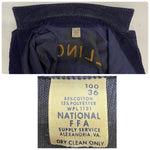 【曜日割引対象外】 ヴィンテージ vintage 70's FFA NATIONAL ファーマーズジャケット TALON ZIP ジャケット ネイビー 36サイズ 201MT-3494 VB