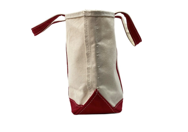 エルエルビーン L.L.Bean BOAT AND TOTE BAG ボート アンド トート バッグ キャンバス かばん 白 赤 バッグ メンズバッグ トートバッグ 刺繍 ホワイト 104B-79