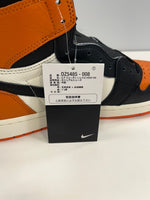 ジョーダン JORDAN NIKE AIR JORDAN 1 RETRO HIGH OG ナイキ エアジョーダン 1 レトロ ハイ オリジナル SHATTERED BACKBOARD 2025 シャッタード バックボード DZ5485-008 メンズ靴 スニーカー オレンジ 28.5cm 101sh-2233