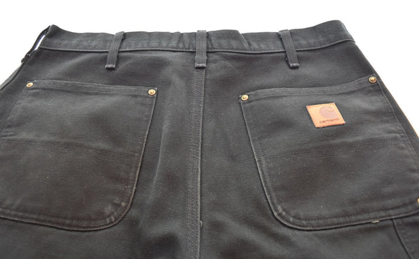 カーハート Carhartt ダブルニーワークパンツ ペインターパンツ B136 デニム ブラック 32 103MB-696