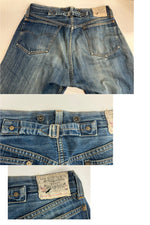 リーバイス Levi's 90's 90年代 201 1920年モデル 復刻 ボタン裏刻印555 バレンシア工場 シンチバック MADE IN USA アメリカ製 20201-0020 デニム ブルー W36×L36 101MB-610