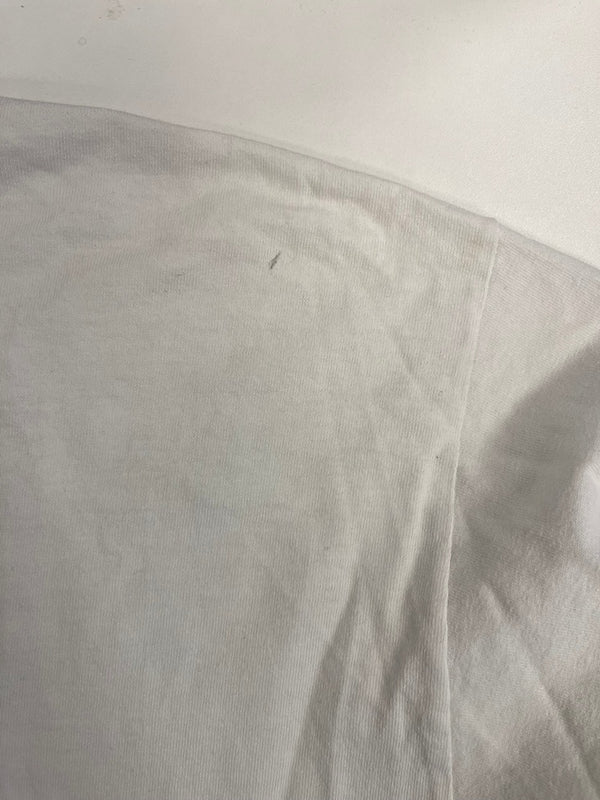 パタゴニア PATAGONIA 90s～ Vintage ヴィンテージ Beneficial T's USA製 グラフィック バックプリント ロングスリーブ 長袖カットソー 白 XL ロンT ホワイト LLサイズ 101MT-4781