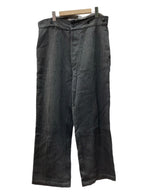 ヴィンテージ vintage 30's 40's Euro Work FRENCH PIQUE Pants ユーロワーク フレンチ コットンピケ サスペンダーボタン 針シンチ ストライプ ボトムスその他 グレー サイズ不明 104MB-89