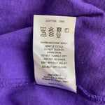 ブラックアイパッチ BlackEyePatch センターロゴ Tシャツ パープル Mサイズ 201MT-4509