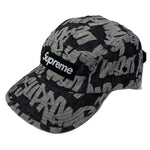 【中古】シュプリーム SUPREME 22SS ファット ティップ デニム キャンプ キャップ Fat Tip Jacquard Denim Camp Cap 帽子 メンズ帽子 ブラック 201goods-693