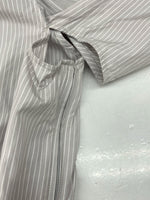 ヨーク YOKE 22SS STRIPE DOUBLE BRESTED SHIRT JACKET ストライプ ダブル ブレスト シャツ ジャケット テーラード 灰 YK22SS0331J サイズ 3 ジャケット ストライプ グレー 104MT-1128