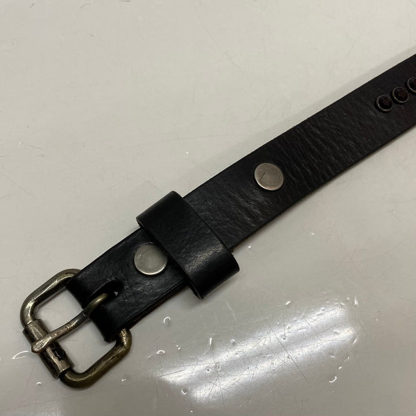 【曜日割引対象外】 【中古】エイチティーシー HTC SOLID BRASS スタッズ ベルト・サスペンダー メンズベルト ブラック 201goods-673 VB