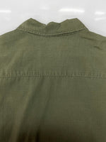 ミリタリー Military US ARMY JUNGLE FATIGUE JACKET ジャングル ファティーグ ジャケット ヴィンテージ 米軍 軍物 シャツ 緑 ジャケット 無地 カーキ Mサイズ 104MT-1762