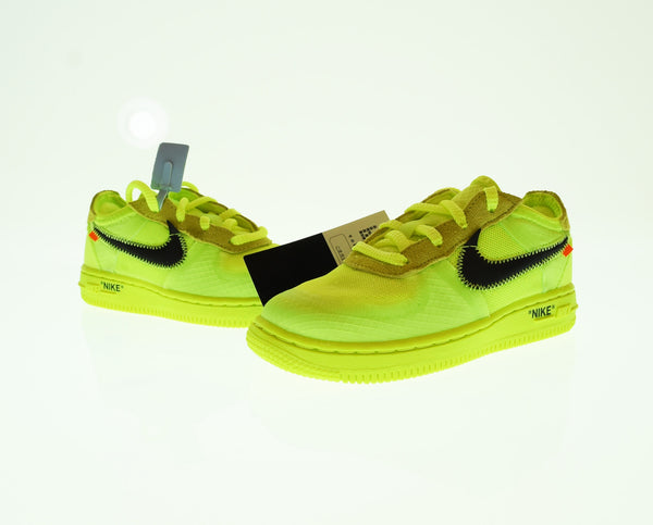 ナイキ NIKE × OFF-WHITE オフホワイト THE 10 Air Force 1 Low TD Volt エアフォース1ロー トドラー キッズ BV0853-700 その他 イエロー 16cm 103S-1351