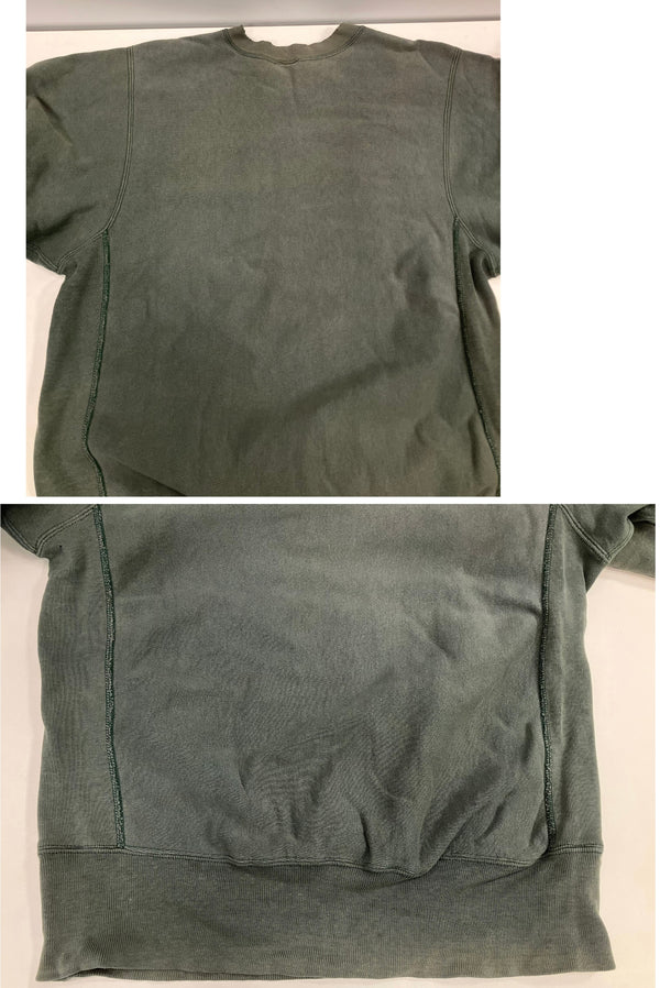 チャンピオン Champion 90's 90年代 ヴィンテージ vintage 刺繍タグ リバースウィーブ REVERSE WEAVE カレッジプリント アメリカ製 MADE IN USA スウェット グリーン Lサイズ 101MT-5026