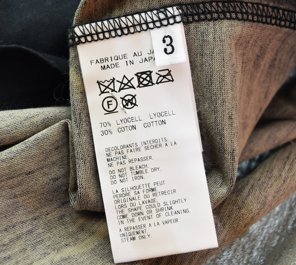 ヨウジヤマモト YOHJI YAMAMOTO BLACK Scandal Yohji Yamamoto 19awバッファローオーバーサイズ Tシャツ HC-T67-084 3 Tシャツ ブラック 103MT-3288