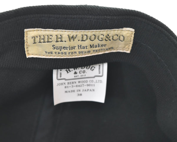 ザエイチダブリュードッグアンドコー THE H.W.DOG&CO TRUCKER CAP トラッカーキャップ 38 D-00004 帽子 メンズ帽子 キャップ ブラック 103H-66