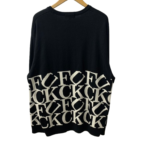 シュプリーム SUPREME 20AW fuck sweater セーター ブラック XLサイズ 201MT-4307