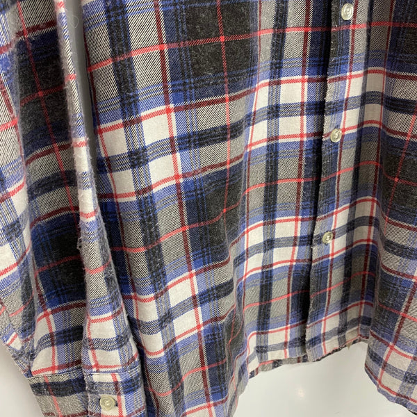 【曜日割引対象外】 ヴィンテージ vintage 60's Weareis gold チェックシャツ 長袖シャツ ブルー Mサイズ 201MT-4269 VB