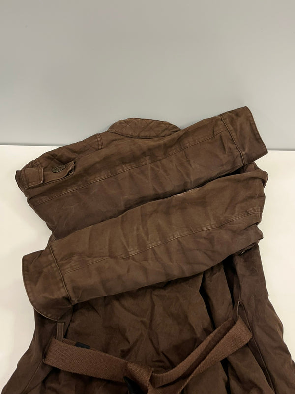 ベルスタッフ BELSTAFF パテッドジャケット TRIALMASTER LEGEND 2007 4ポケット コットンキャンバス made in ENGLAND イングランド製 XXL ジャケット ブラウン 101MT-5367