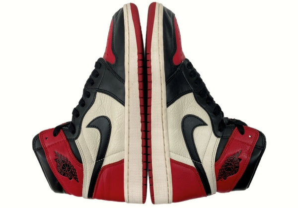 ナイキ NIKE 17年製 AIR JORDAN 1 RETRO HIGH OG GYM RED エア ジョーダン レトロ ハイ ジム レッド AJ1 白 赤 黒 555088-610 メンズ靴 スニーカー ブラック 27cm 104-shoes537