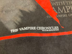 ヴィンテージ vintage 90's 90年代 GIANT by TULTEX INTERVIEW WITH THE VAMPIRE インタビュー ウィズ ザ ヴァンパイア 映画 ムービーT  Tシャツ ブラック Lサイズ 101MT-4022