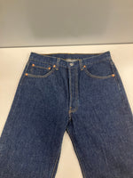 リーバイス Levi's 90's 90年代 赤文字501 脇割り 濃紺 ボタン裏552刻印 MADE IN USA アメリカ製 VINTAGE ヴィンテージ デニム ブルー W34L36 101MB-756