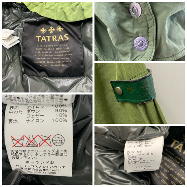 タトラス TATRAS インナーダウン付き モッズコート LTA14S4386 ジャケット カーキ 201LT-454