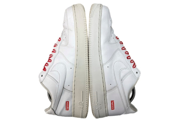 ナイキ NIKE 23年製 × SUPREME シュプリーム AIR FORCE 1 LOW エア フォース ロー ボックスロゴ シューズ 白 CU9225-100 メンズ靴 スニーカー ホワイト 28cm 104S-950